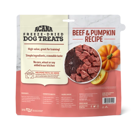 ACANA Beef & Pumpkin Freeze-Dried Treats