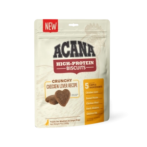 ACANA High Protein Crunchy Chicken Liver Recipe Biscuits for Dogs