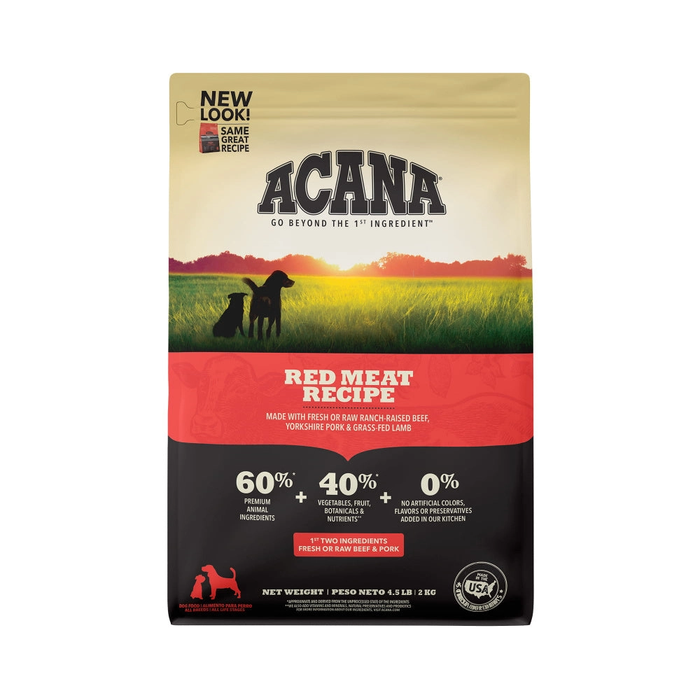 ACANA Red Meat Formula Grain Free Dry Dog Food