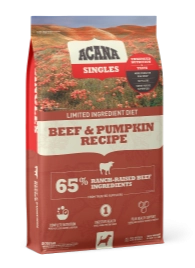 ACANA Singles Limited Ingredient Beef and Pumpkin Dry Dog Food