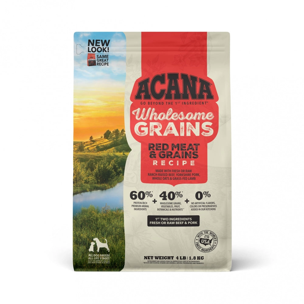 ACANA   Wholesome Grains Red Meat Recipe Dry Dog Food