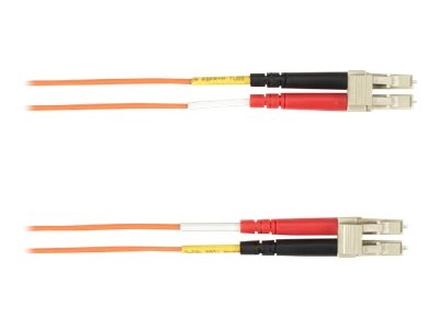 Black Box - Patch cable - LC multi-mode (M) to LC multi-mode (M) - 3 m - fiber optic - 50 / 125 micron - orange FOCMR50-003M-LCLC-OR