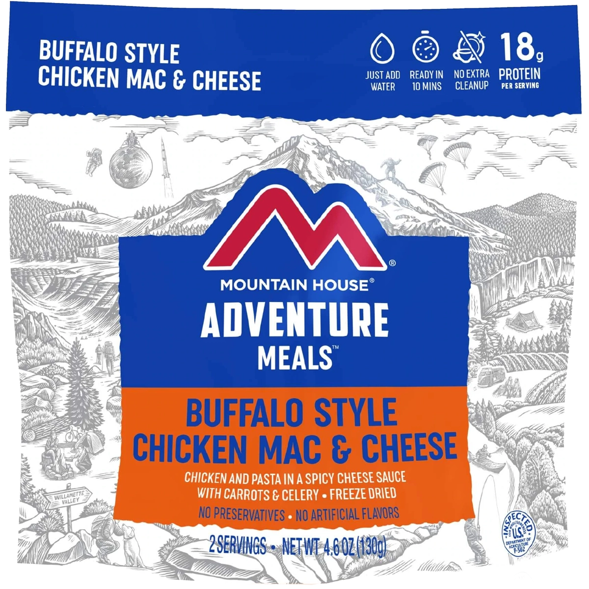 Buffalo Chicken Mac & Cheese