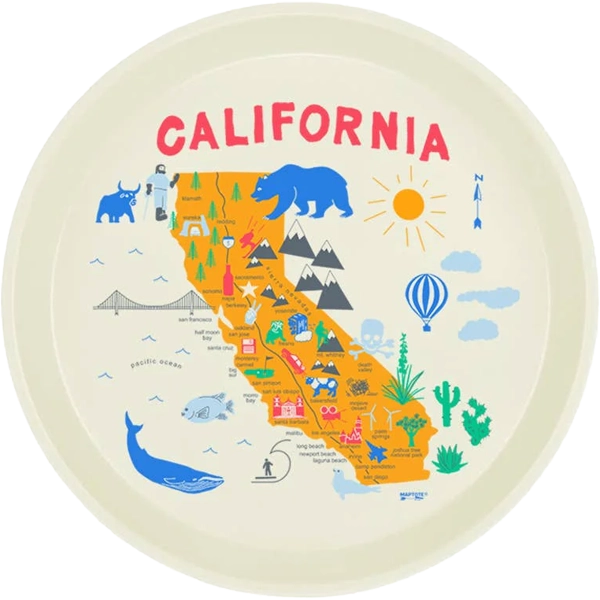 California Round Tray