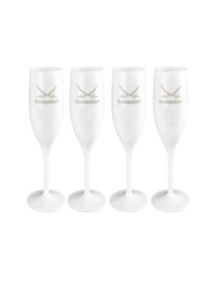Champagne Plastic Glasses