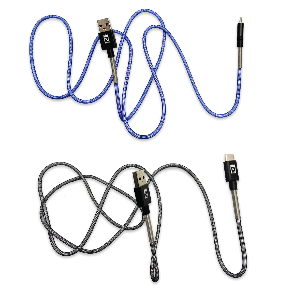 Charging Cable Indestructible USB to USB-C 4FT 2.4 Amp - 3 Pieces Per Pack 24613