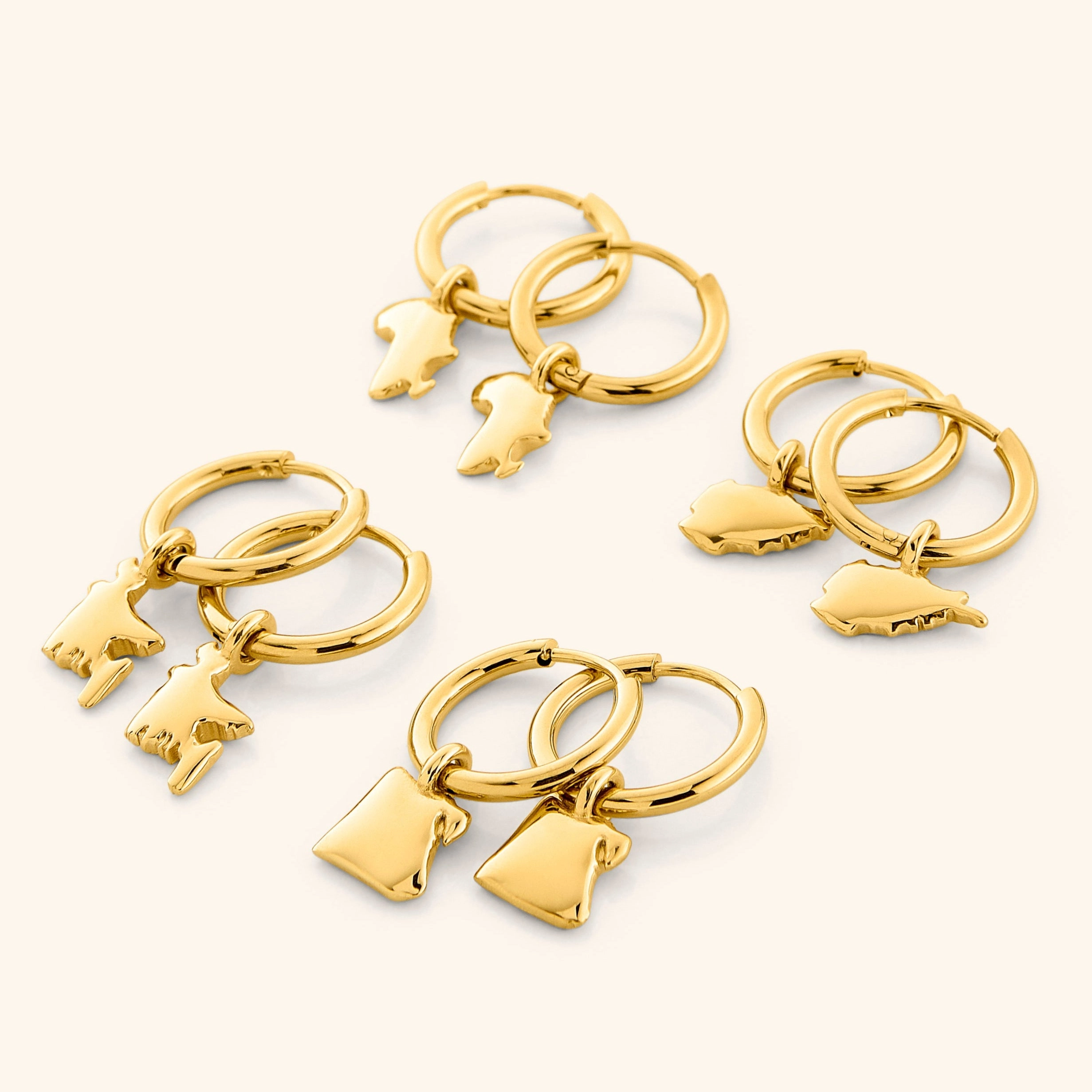 Country Map Hoops