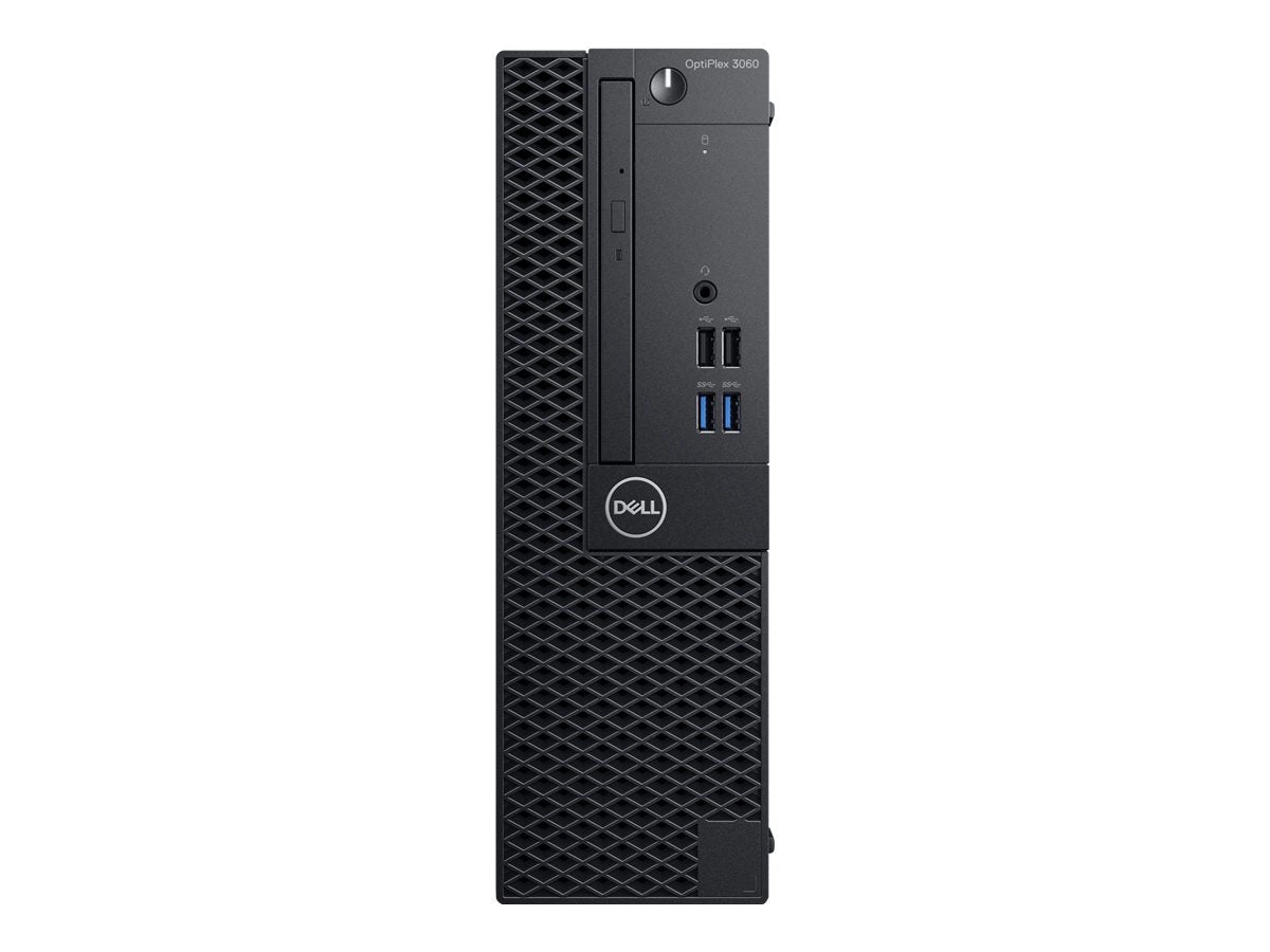 Dell TDSourcing OptiPlex 3060 - SFF - Core i3 8100 up to - RAM 8 GB - HDD 500 GB - DVD-Writer - UHD Graphics 630 - Gigabit Ethernet D7CKR