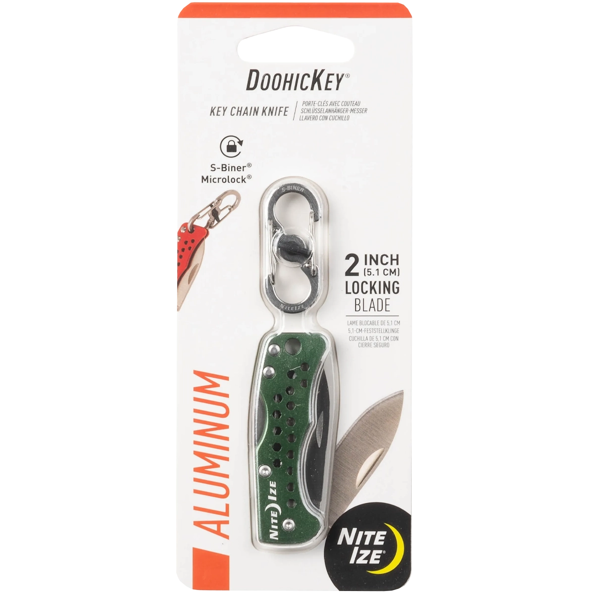 DoohicKey Key Chain Knife Olive