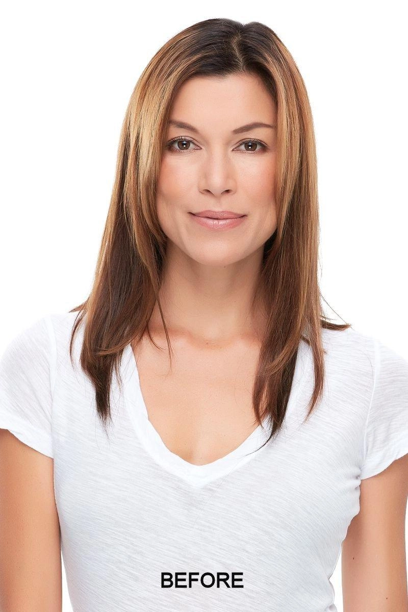 EasiCrown HD 18" Hairpiece by easiHair | Heat Defiant Synthetic (Monofilament Base)