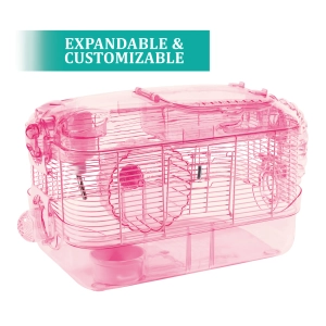 Kaytee CritterTrail 1-Level Pink Habitat