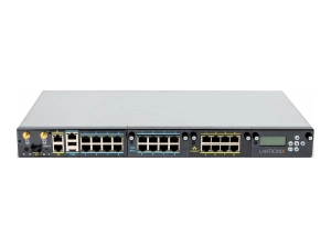Lantronix LM83X - Console server - FIPS certified, 24 serial ports, 8 dedicated Ethernet ports, LCD module, 3 Ethernet ports, 83X-24S-E24-YAA