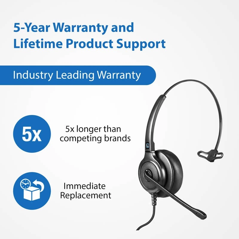 Leitner LH250XL Single-Ear USB Headset