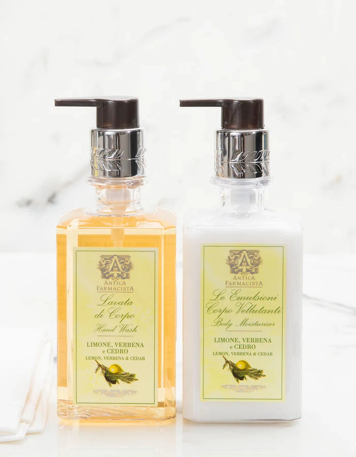 LEMON VERBENA CEDAR HAND AND BODY WASH 10oz