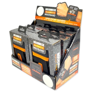 Magnetic Wristband Tool Holder - 6 Pieces Per Retail Ready Display 23863