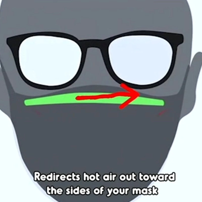 Mask Accessory For Prevent Eyeglasses From Fogging Mask Nose Bridge Holder