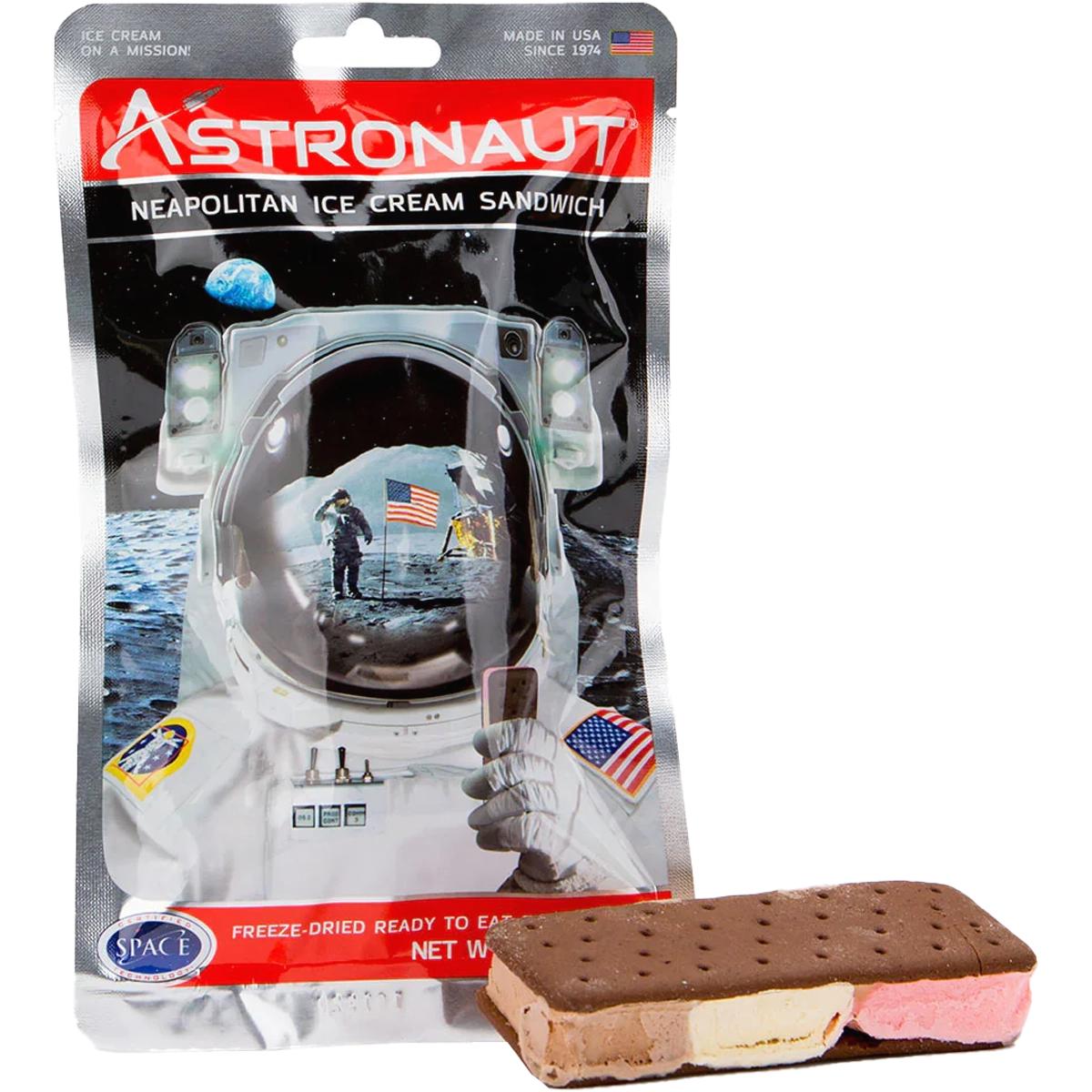 Neapolitan Ice Cream Sandwich (1 Serving)