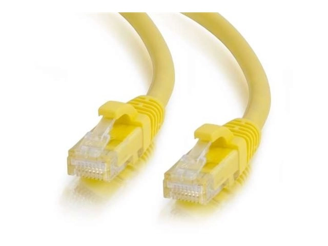 Quiktron Value Series - Patch cable - RJ-45 (M) to RJ-45 (M) - 7 ft - CAT 6 - booted, stranded - yellow 576-115-007
