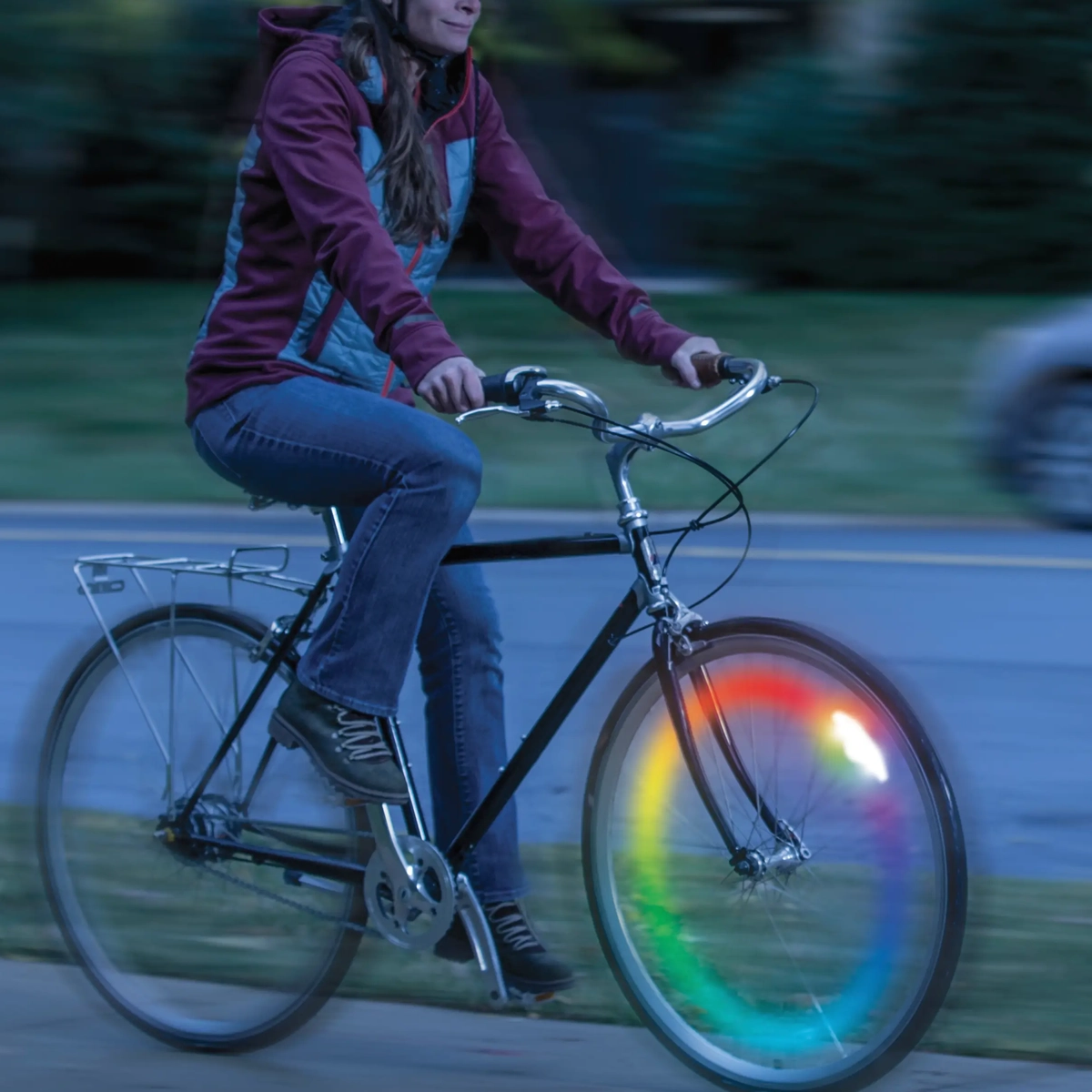 SpokeLit Rechargeable Disco-Select Wheel Light