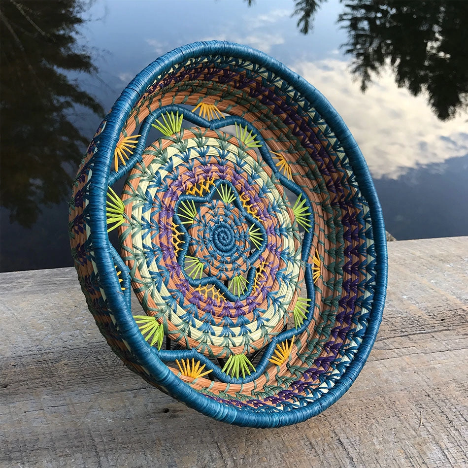 Starburst Basket, Guatemala