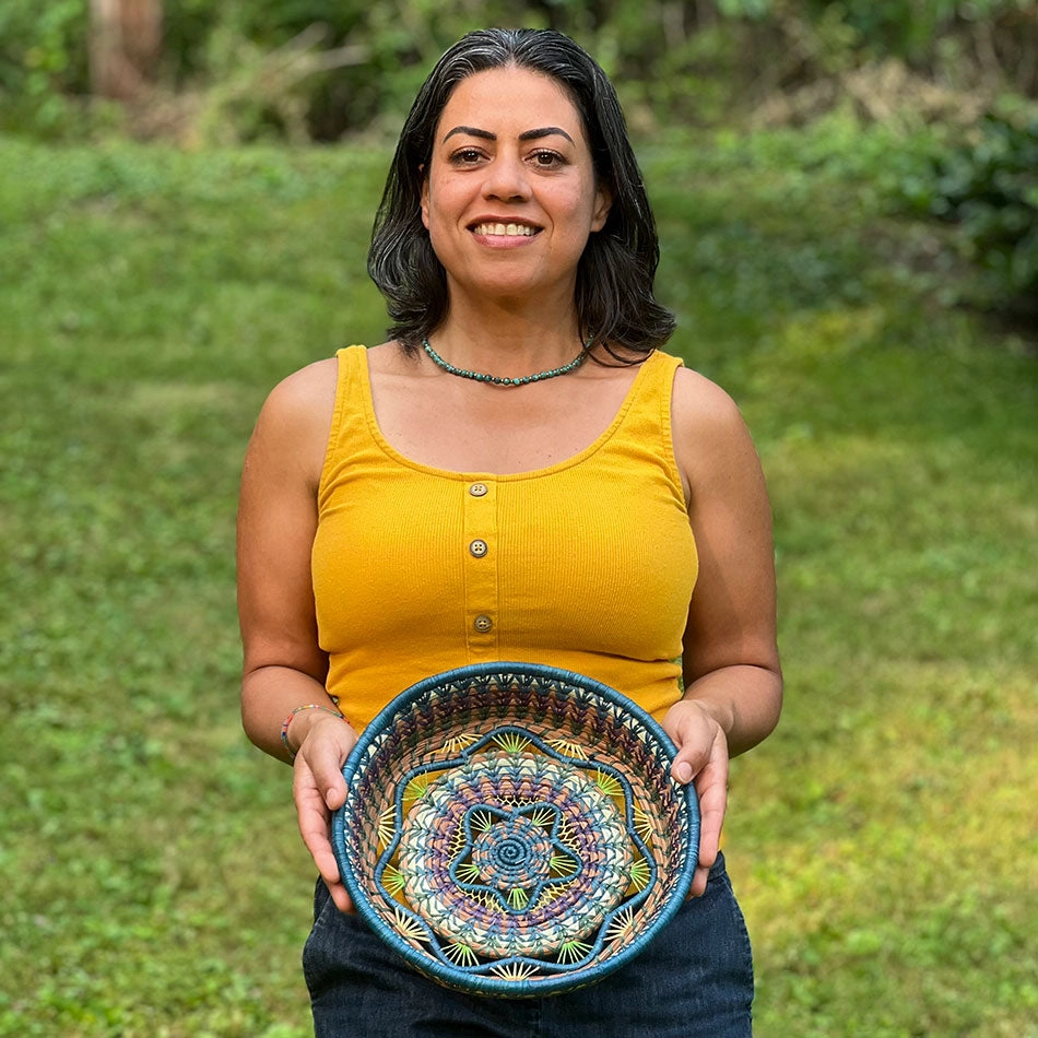 Starburst Basket, Guatemala