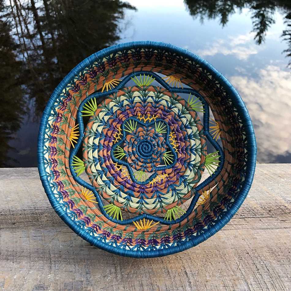 Starburst Basket, Guatemala