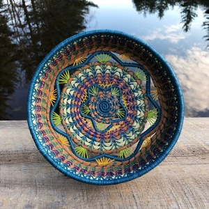 Starburst Basket, Guatemala