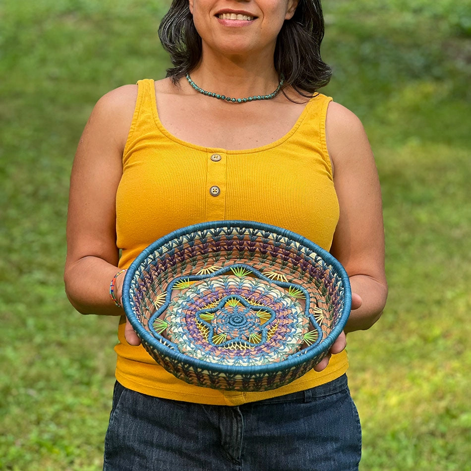 Starburst Basket, Guatemala