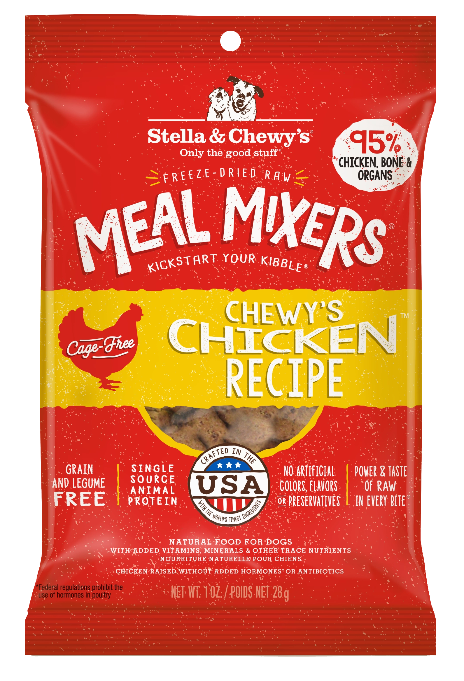 Stella & Chewy's Freeze Dried Raw Chewy's Chicken Meal Mixers Dog Food Topper