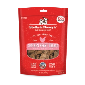 Stella & Chewy's Freeze Dried Raw Chicken Hearts Dog Treats