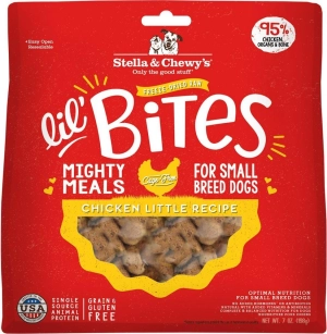 Stella & Chewy's Lil' Bites Chicken Little Recipe Freeze Dried Raw Small Breed Dog Food