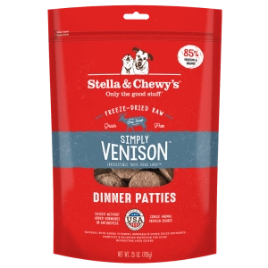 Stella & Chewy's Simply Venison Freeze-Dried Raw Patties Dog Food