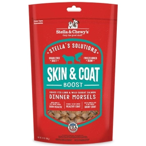 Stella & Chewy's Stella's Solutions Skin & Coat Boost Grass Fed Lamb & Wild Caught Salmon Dinner Morsels Freeze-Dried Raw Dog Food