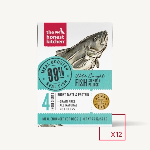 The Honest Kitchen 99% Salmon & Pollock Meal Booster Dog Food