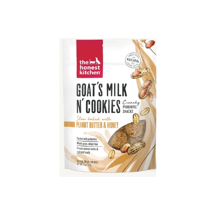 The Honest Kitchen Goat's Milk & Cookies w/ Peanut Butter & Honey Dog Treats