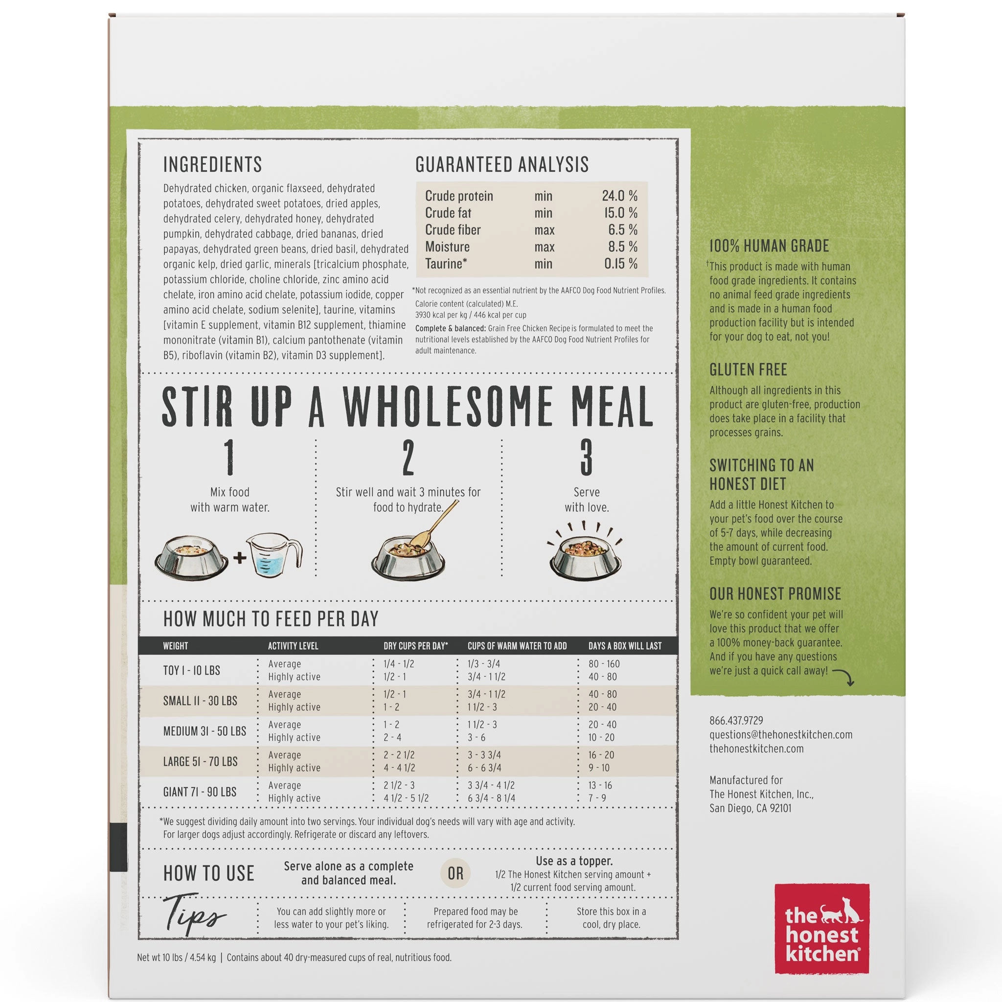 The Honest Kitchen Grain-Free Chicken Dog Food