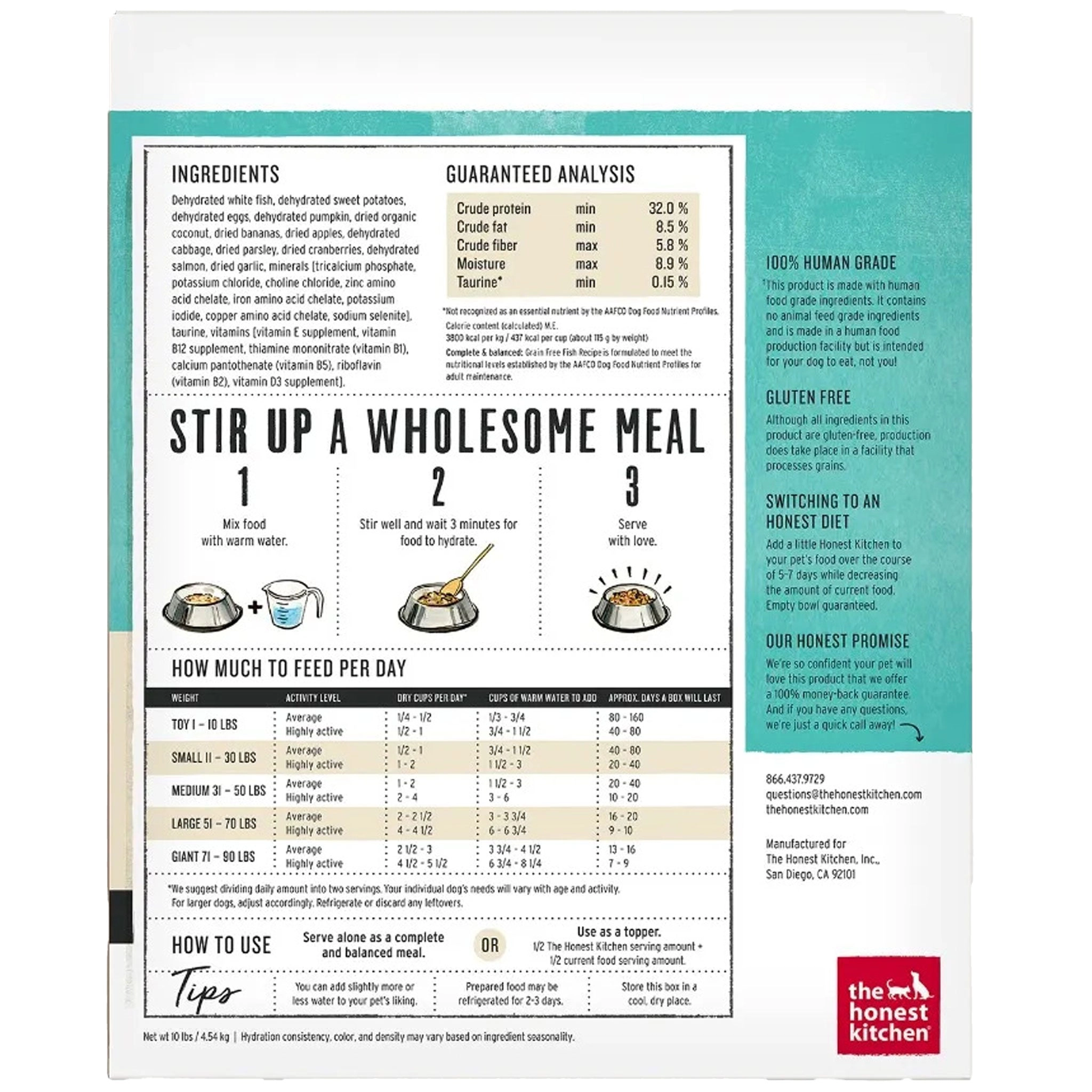 The Honest Kitchen Grain-Free Fish Dog Food