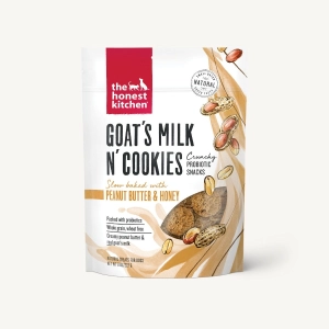 The Honest Kitchen Slow Baked with Peanut Butter & Honey Goat's Milk N' Cookies For Dogs