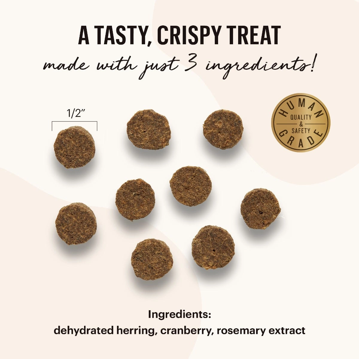 The Honest Kitchen Smittens Round Herring & Cranberry Treats